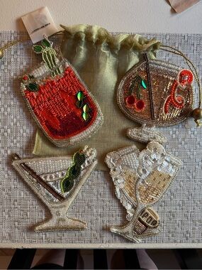 Kim Seybert Cocktail Coaster Set